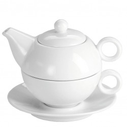 Tetera de PORCELANA con Taza y Platillo, 250 ml 4941300 B1232