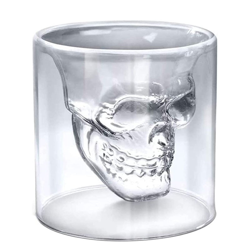 Vaso en forma de CALAVERA 220ml B803071