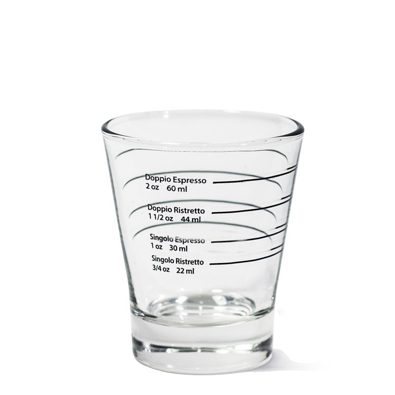 Vaso de chupito BARISTA, GRADUADO para Ajuste de Dosis de Café