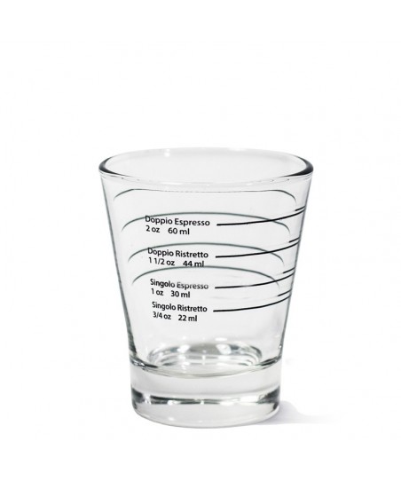 Vaso de chupito BARISTA, GRADUADO para Ajuste de Dosis de Café
