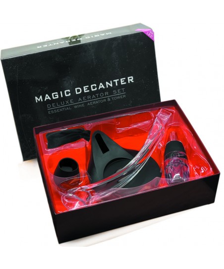 MAGIC Tower Wine Aerator/ Decanter [HAODI] with LED, in Gift Box