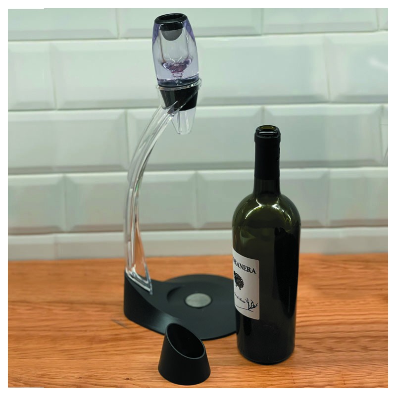 MAGIC Tower Wine Aerator/ Decanter [HAODI] with LED, in Gift Box
