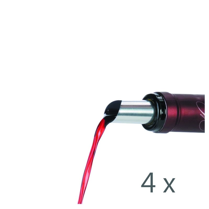 DROP STOP para Botellas de VINO (¡Juego de 6pzas!) [GHIDINI] Discos Antigoteo