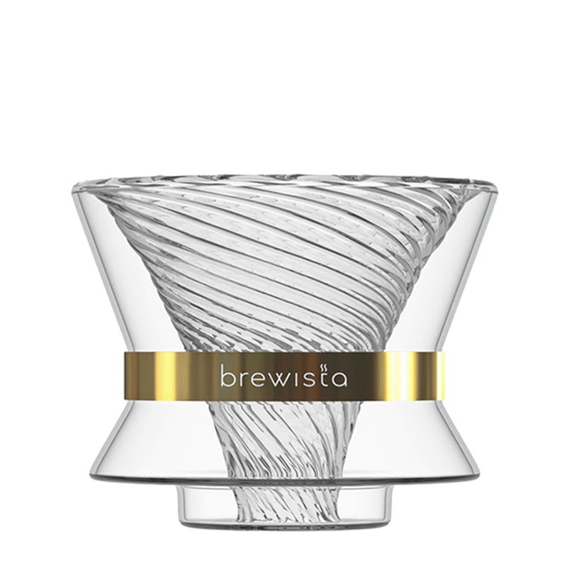 Gotero de Café V60 TORNADO DUO [BREWISTA] Coffee Dripper de Vidrio