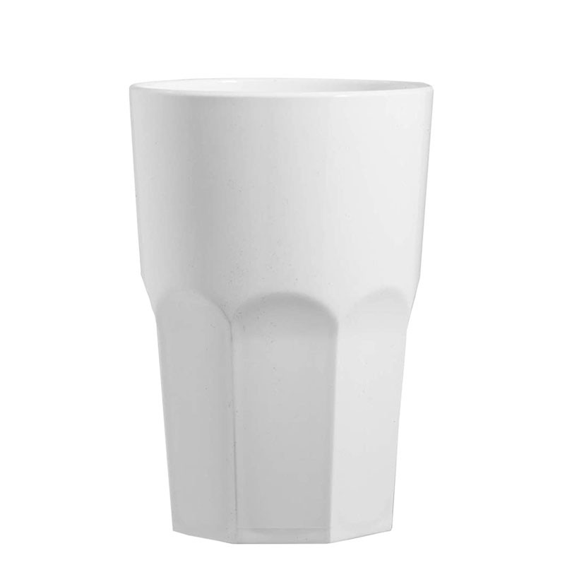 GRANITY (Polikarbonát) Long Drink pohár (Fehér) 400ml