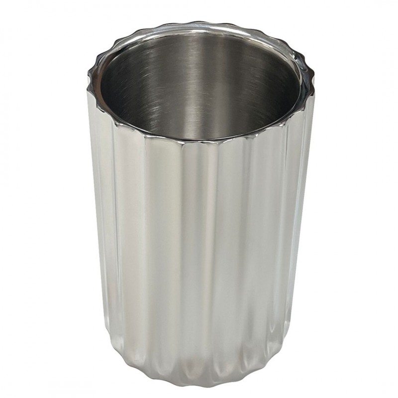 Cubo Enfriador de Vino, ART DECO de Doble Pared, para 1 Botella