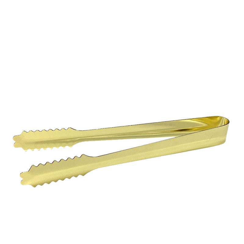 Pinzas para Hielo DORADO [MEZCLAR] 18cm