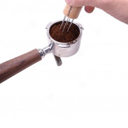 WDT Tool with 4 Needles [JoeFrex] Coffee Distribution Tool with Wooden Handle