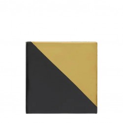 Portavasos NEGRO Cuadrado con DORADO - ROYAL DOUBLE Coaster