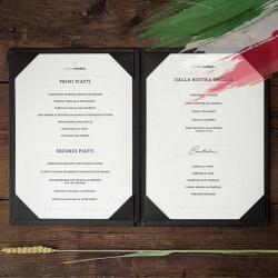 GOURMET24 Menu Cover, Size A4 [DAG Style] for Bars/ Restaurants
