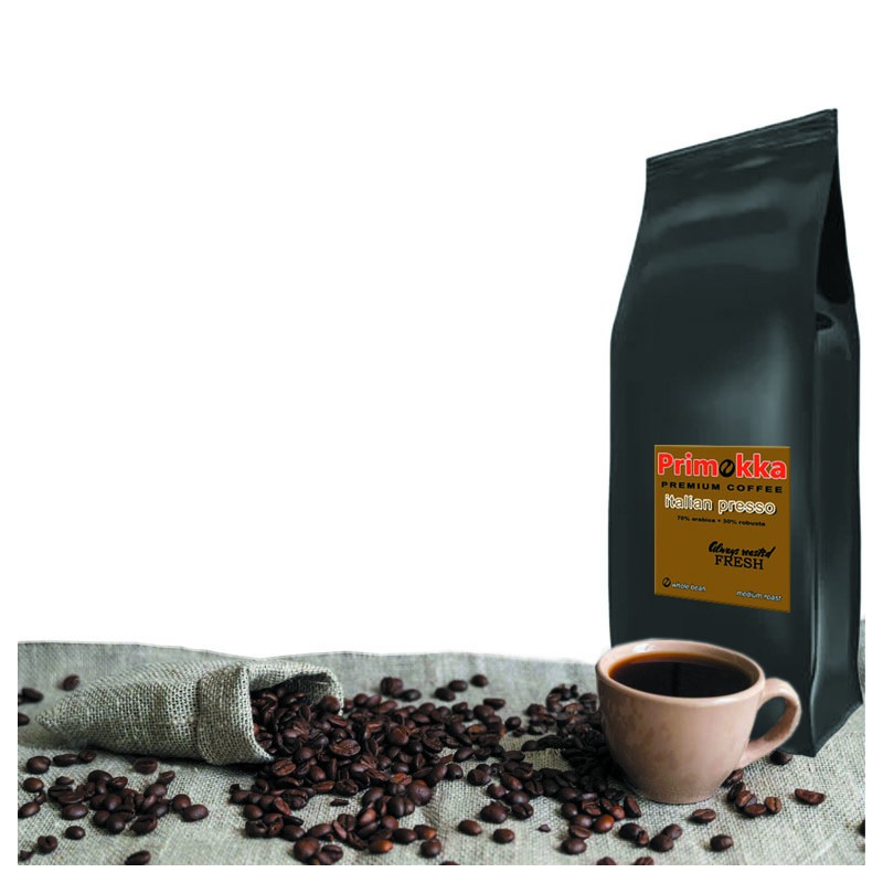 PRIMOKKA "Italian Presso" Blend [SEMIRAMIS] Café en Grano 1Kg