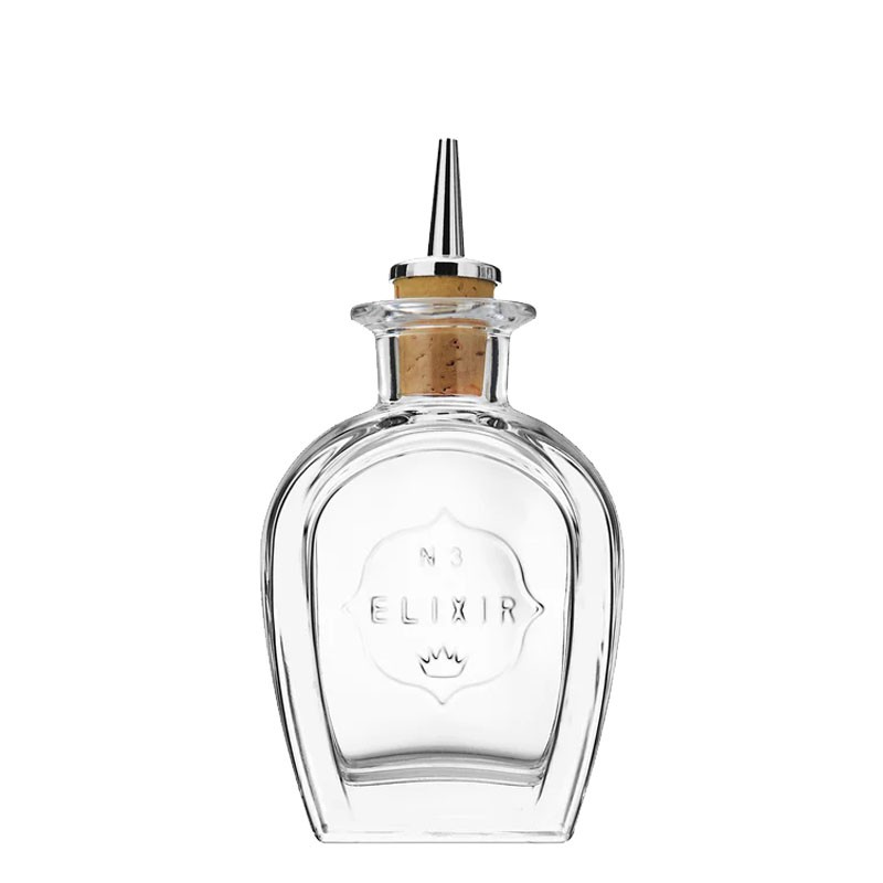 Bottiglia di Bitter ELIXIR Nr.3 [BORMIOLI] con Versatore 100ml