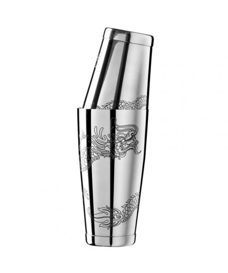 BAILONG DRAGON TIN-on-TIN Boston Shaker [UrbanBAR] Súlyozott Fém Keverőpohárral
