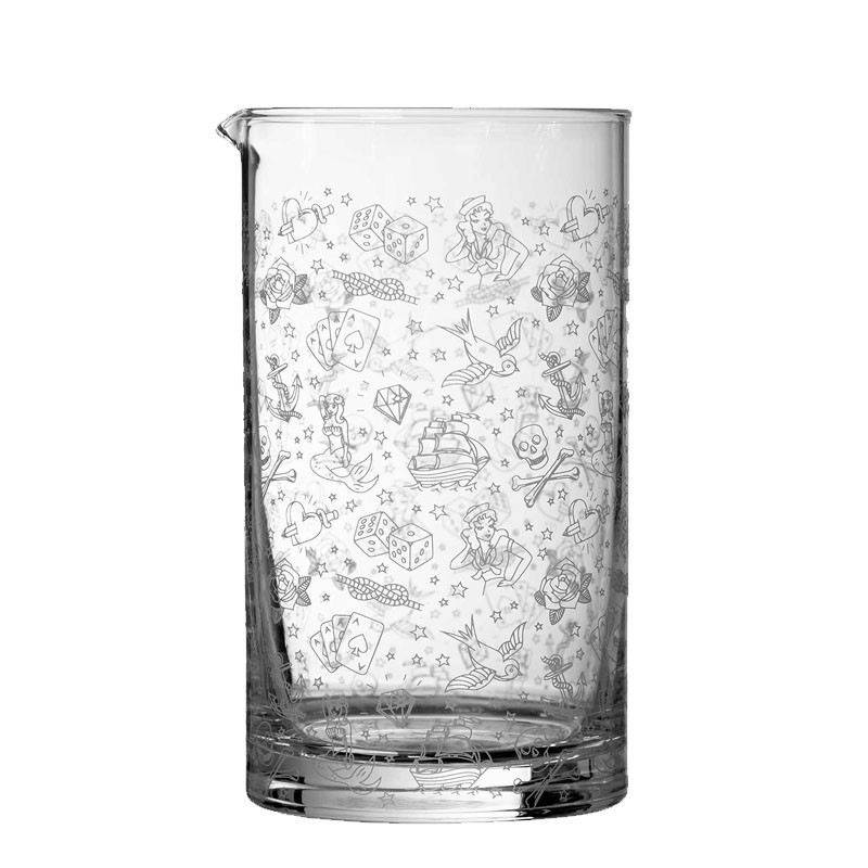 Bicchiere per Mescolare TIKI (Vetro) [UrbanBAR] 600ml - Stirring Glass