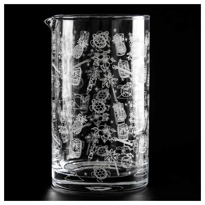 Bicchiere Miscelatore in Vetro TIKI [UrbanBAR] 600ml - Mixing Glass