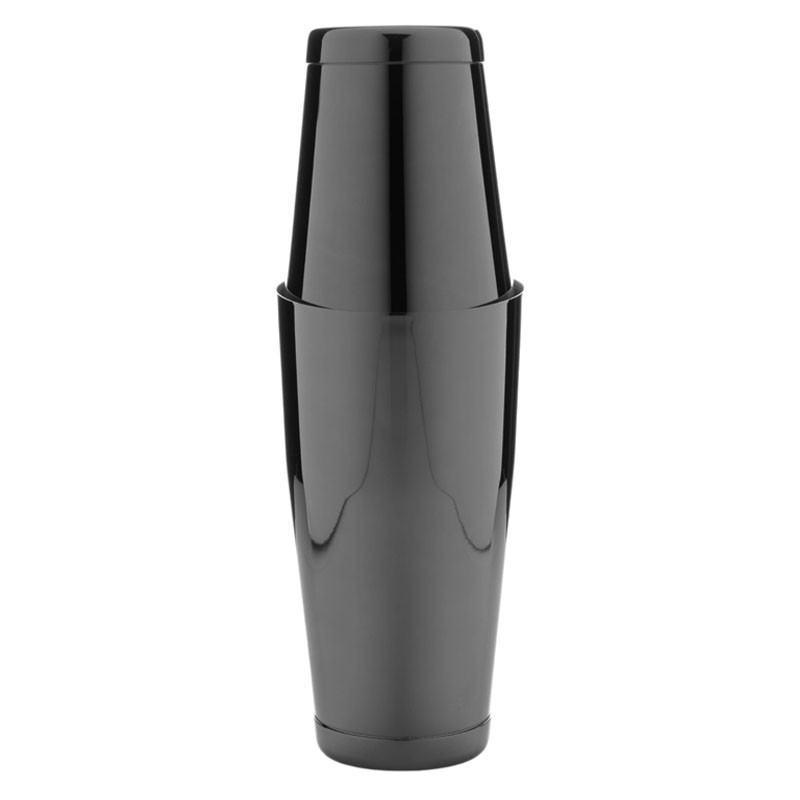 Boston Shaker TIN-on-TIN GINZA NEGRU Premium [UrbanBAR] cu Greutate