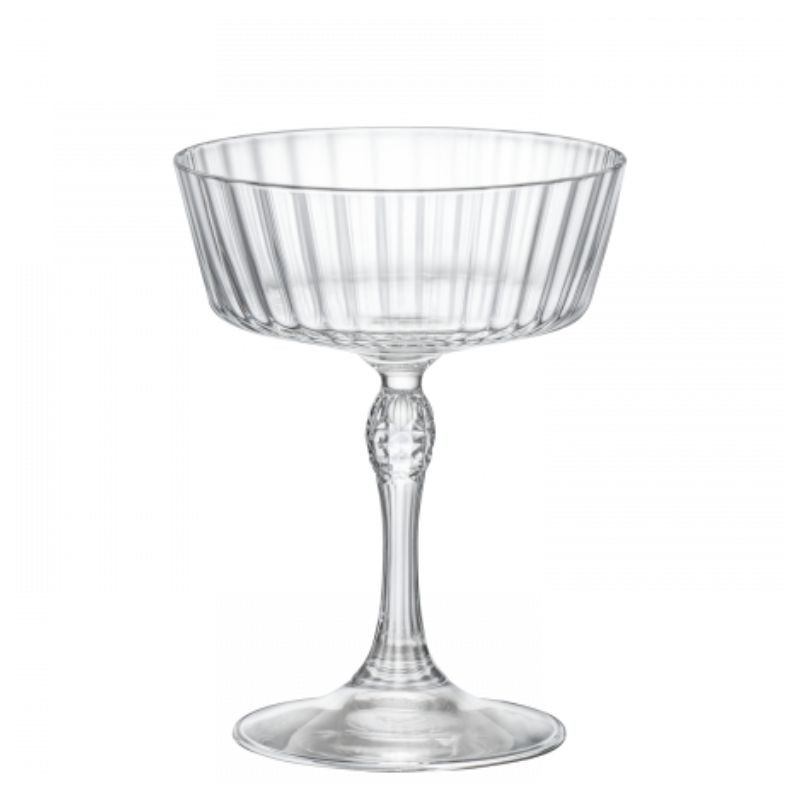 Pahar AMERICA 20's Cupa Fizz / Champagne Coupe [BORMIOLI] 275ml