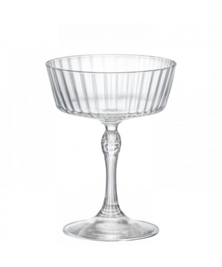 Pahar AMERICA 20's Cupa Fizz / Champagne Coupe [BORMIOLI] 275ml