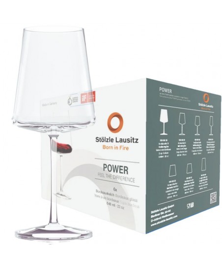 Calice POWER (Cristallo) Vino Bordolese [STÖLZLE] 648ml