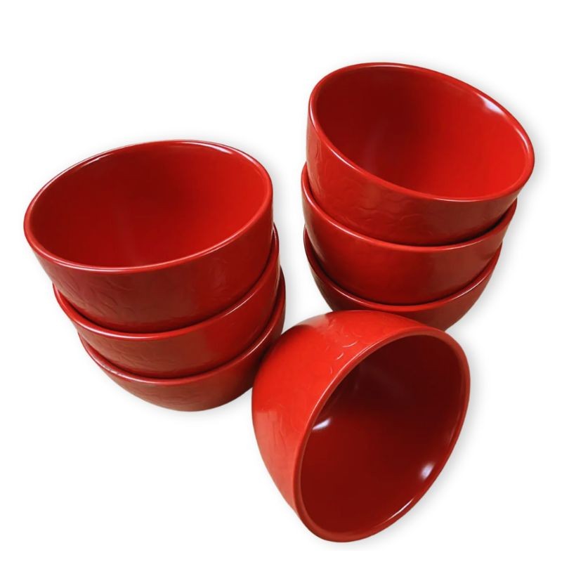 Tazza CAPPUCCINO - RODONDO [PALMER] Ceramica ROSSA, 300ml