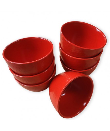 Taza CAPPUCCINO - RODONDO [PALMER] Cerámica ROJA, 300ml