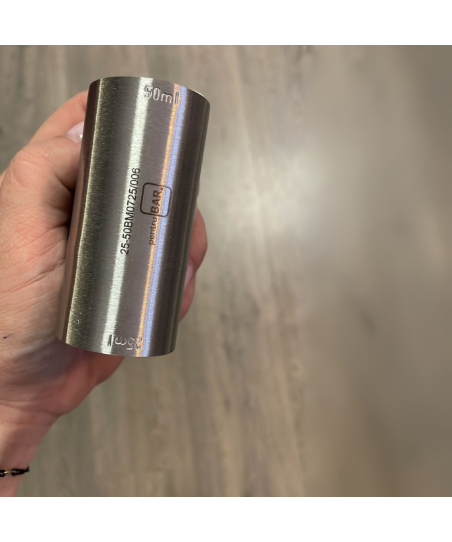 Jigger 25/50 ml con MARCHIO DI CONFORMITÀ - Misura Bar