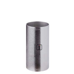 Jigger OMOLOGAT 25/50ml cu MARCAJ de CONFORMITATE - Masura de Volum din Metal