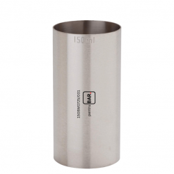 Jigger OMOLOGAT 150ml cu MARCAJ de CONFORMITATE - Masura de Volum din Metal