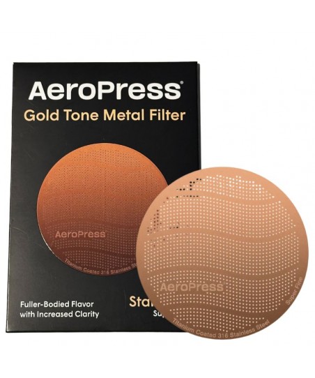 Filtro de Metal ORIGINAL DORADO [AeroPress] Microfiltro REUTILIZABLE para Café