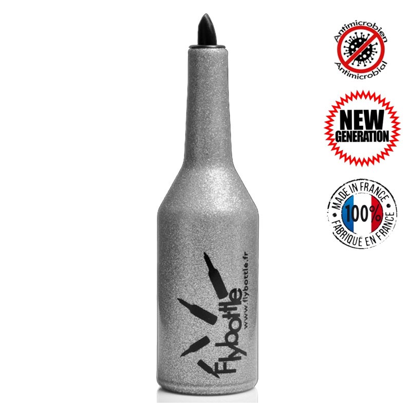 Botella Flair PRO DISCO (Mediana) [FLYBOTTLE] Plateada