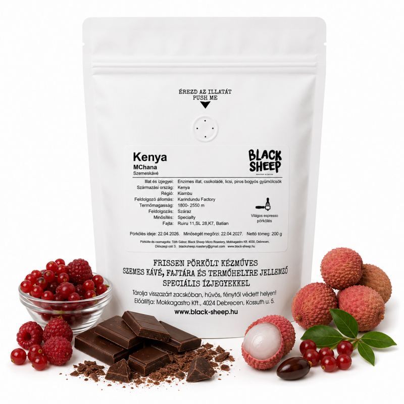 KENYA MCHANA [BLACK SHEEP] Whole Bean Coffee 200g