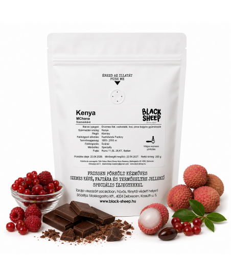 KENYA MCHANA [BLACK SHEEP] Szemes Kávé 200g