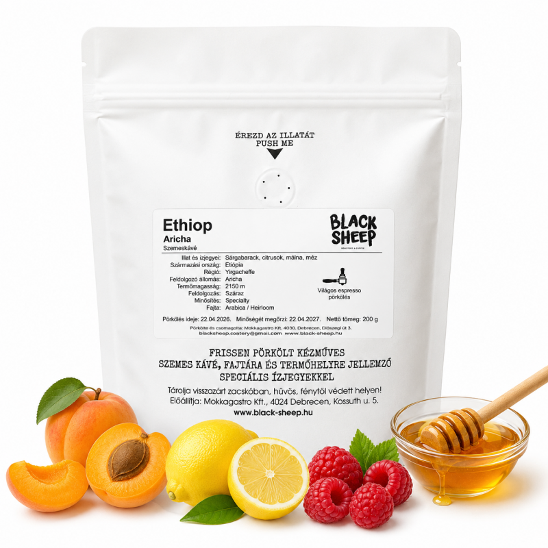 ETHIOPIA ARICHA [BLACK SHEEP] Caffè in Grani 200g