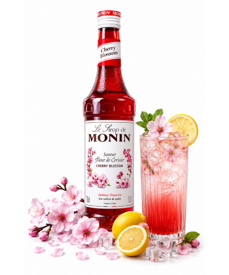 Sciroppo CHERRY BLOSSOM / FIORE di CILIEGIO [MONIN] 0,7L
