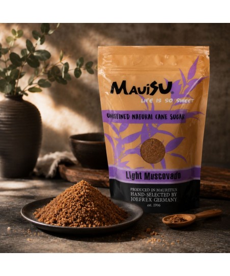 DARK MUSCOVADO Cane Sugar [MauiSU] Natural Unrefined 500g