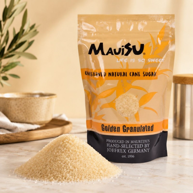 Zucchero di Canna GOLDEN GRANULATED [MauiSU] Naturale Non Raffinato 500g