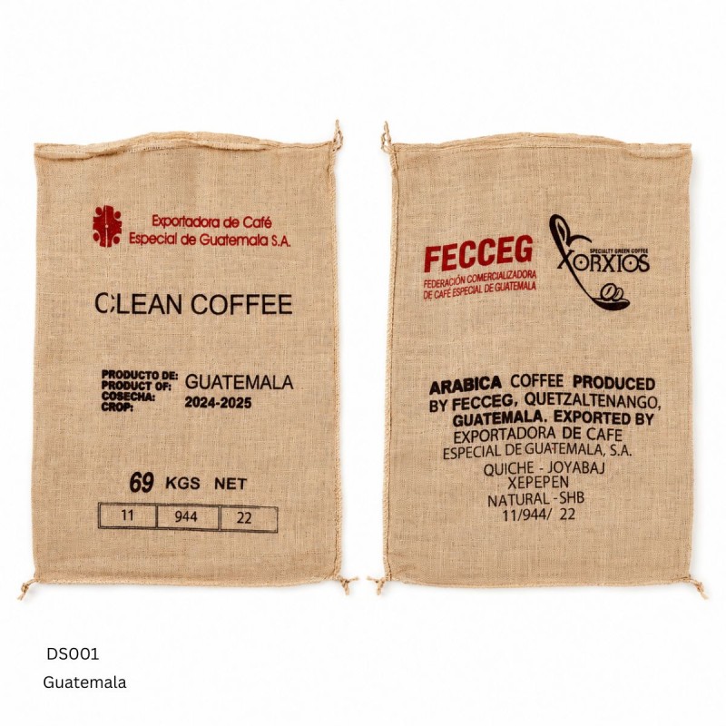 Sac Original din IUTA pentru Cafea - Guatemala DS001