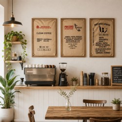 Sacco Originale in JUTA per Caffè - Stampa Fronte-Retro
