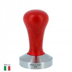 Tamper Cafea Ø58 mm [MOTTA] cu Maner Lemn ROSU