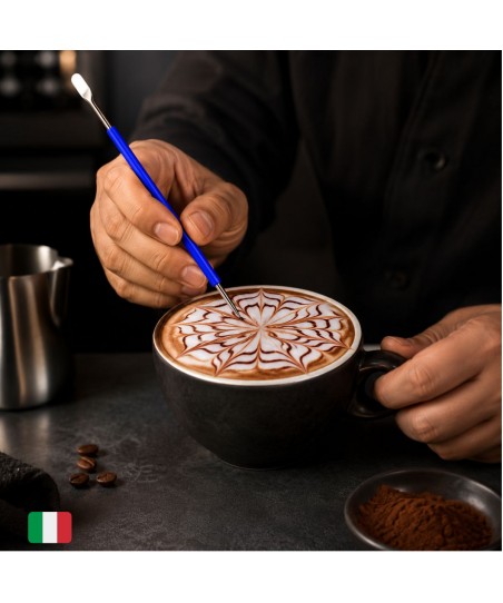 BLUE Latte Art Pen [MOTTA] for Cappuccino Decoration
