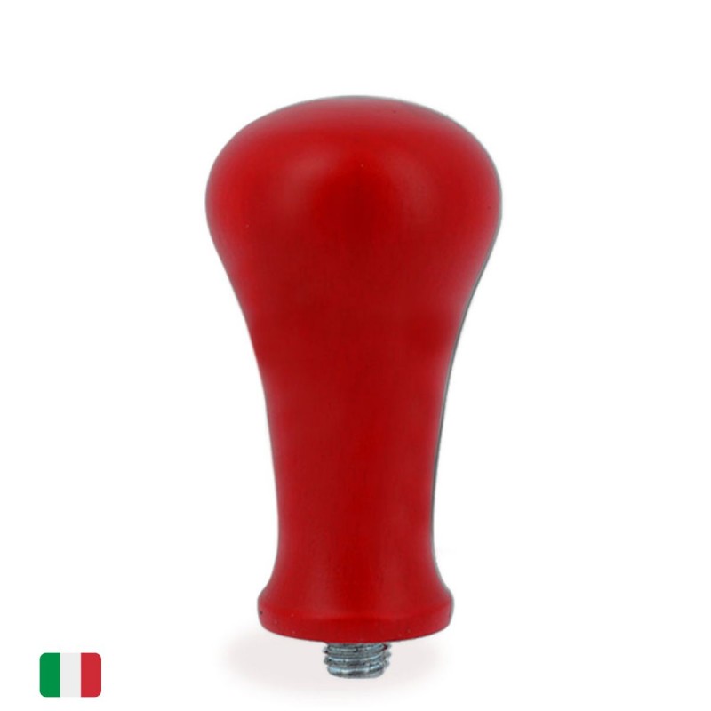 Manico in LEGNO per Tamper [MOTTA] rosso