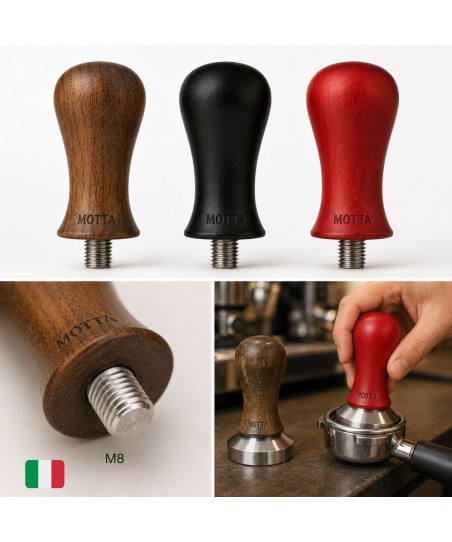 WOODEN Tamper Handle [MOTTA] various colors