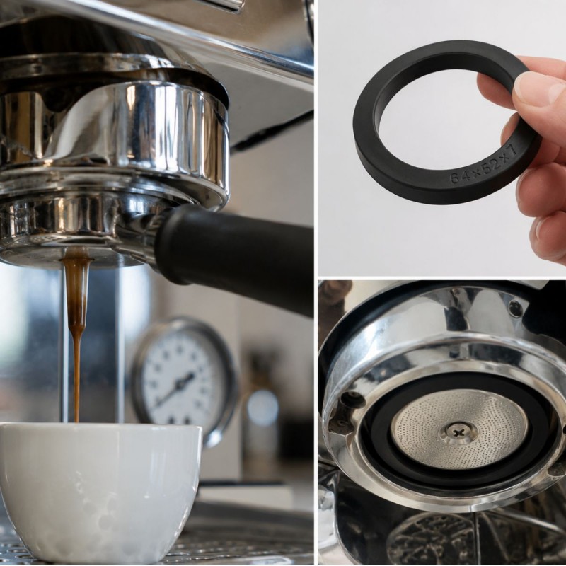 Guarnizione Gruppo Espresso [La Spaziale] 64 × 52 × 7mm