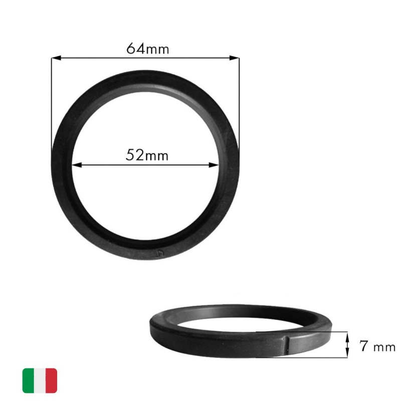 Guarnizione Gruppo Espresso [La Spaziale] 64 × 52 × 7 mm