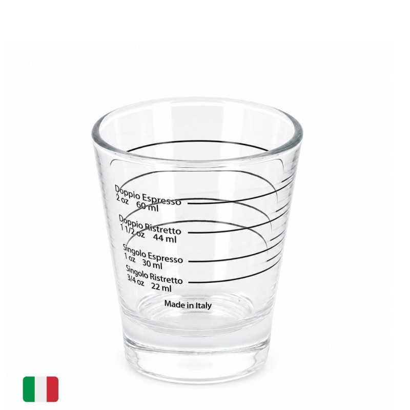 Barista Shot Glass Graduated for Espresso Calibration