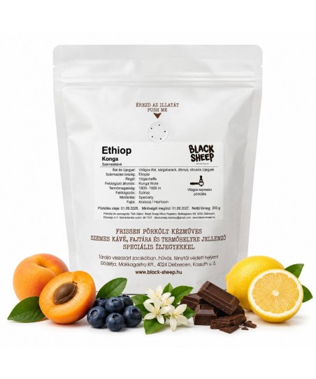 ETIOPIA KONGA [BLACK SHEEP] Caffè in Grani 200g