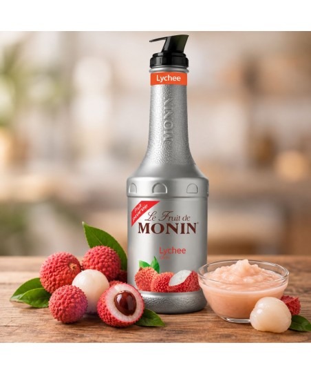 Piure LITCHI / LYCHEE [MONIN] Pulpa Fructe 1L