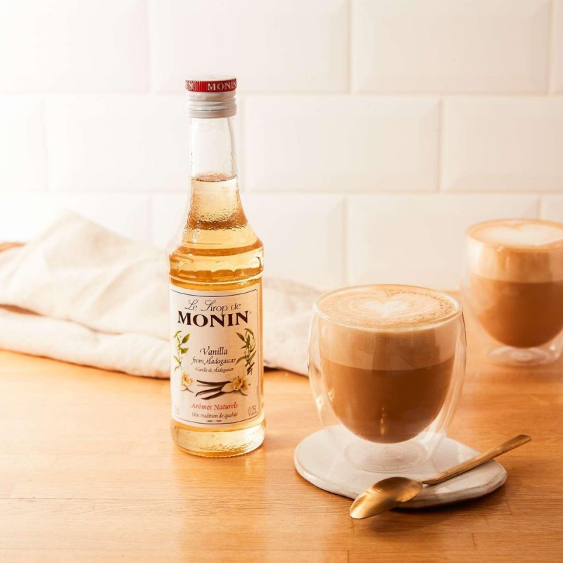 Sciroppo MONIN Vaniglia 250ml – Cappuccino e Latte Macchiato alla Vaniglia a Casa