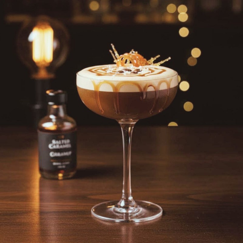 MONIN Salted Caramel Szirup 700ml – Sós Karamellás Espresso Martini Koktél