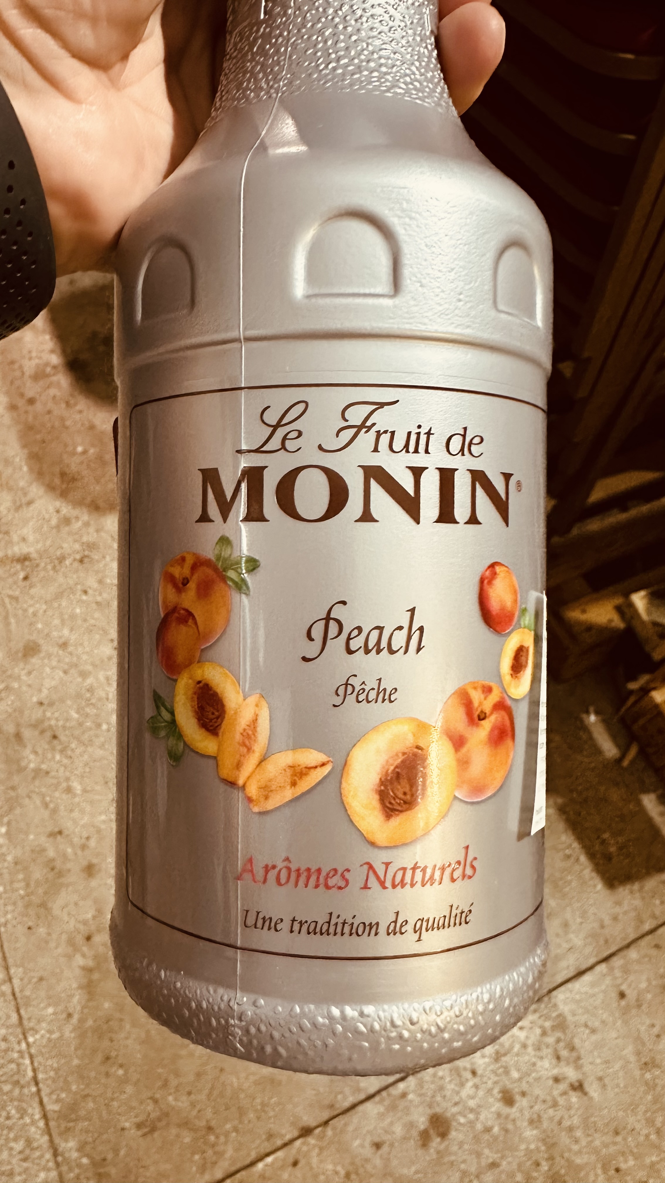 Fotografía original del producto MONIN Le Fruit Peach 1L